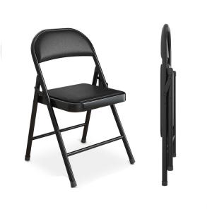 China Outdoor Wedding Party Folding Chair Stackable Vinyl Chaise Pliante for Outdoor Events wholesale