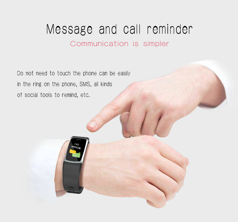 Colorful Kids Smart Gps Wristwatch , 0.96 Inch Led Fitness Tracker Watch