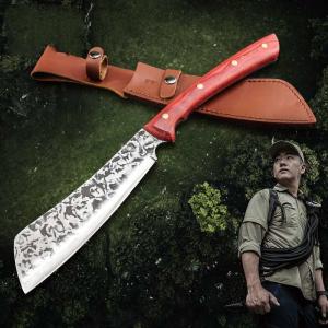 China SS440 Damascus Steel Machete 3C Survival Knife Foldable High Safety wholesale