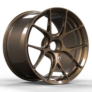 China Forged Center Lock Rims 19inch Satin Bronze wholesale