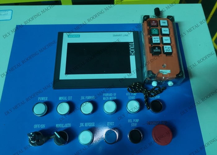 Ppgl Plc 15kw Metal Roofing Roll Forming Machine With 10m Speed