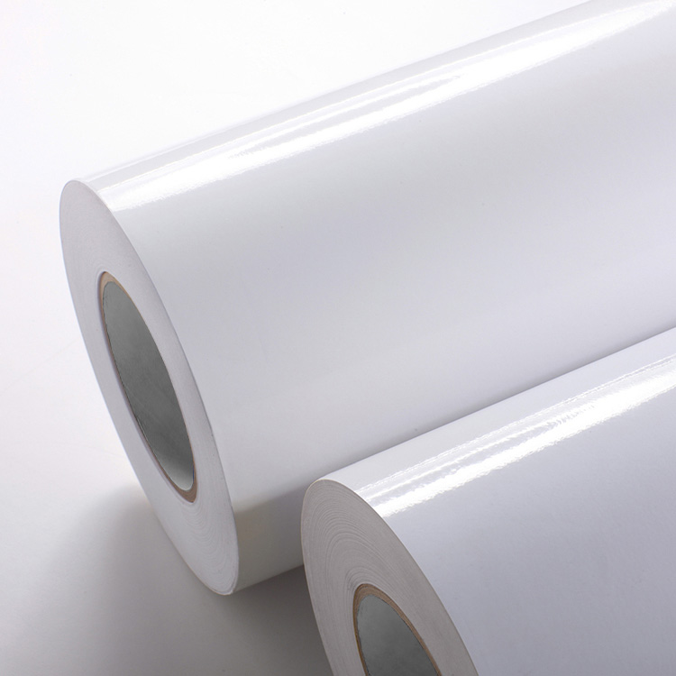 Printing House Label Material 80g Coated Paper with Permanent Adhesive and Viscosity