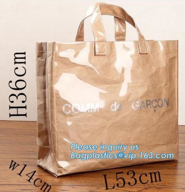 Dupont Tyvek PU coated shopping bag PU coated Tyvek bag PU coated tyvek eco bag,Tote Bag Cotton With Logo Printing Tyvek