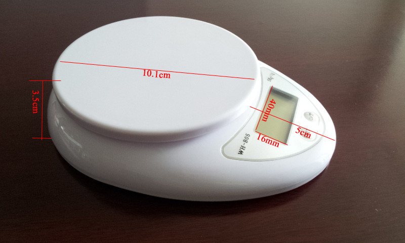 5000g Weight Home Electronic Scale Multifunctional Use For Cooking And Baking