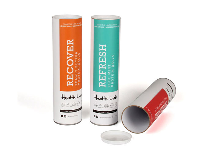 Card Board Heat Protection Paper Tube Containers Eco - Friendly