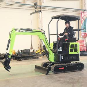 China Swing Boom 1.8Tone Mini Hydraulic Excavator Tailless Small Home Excavator wholesale