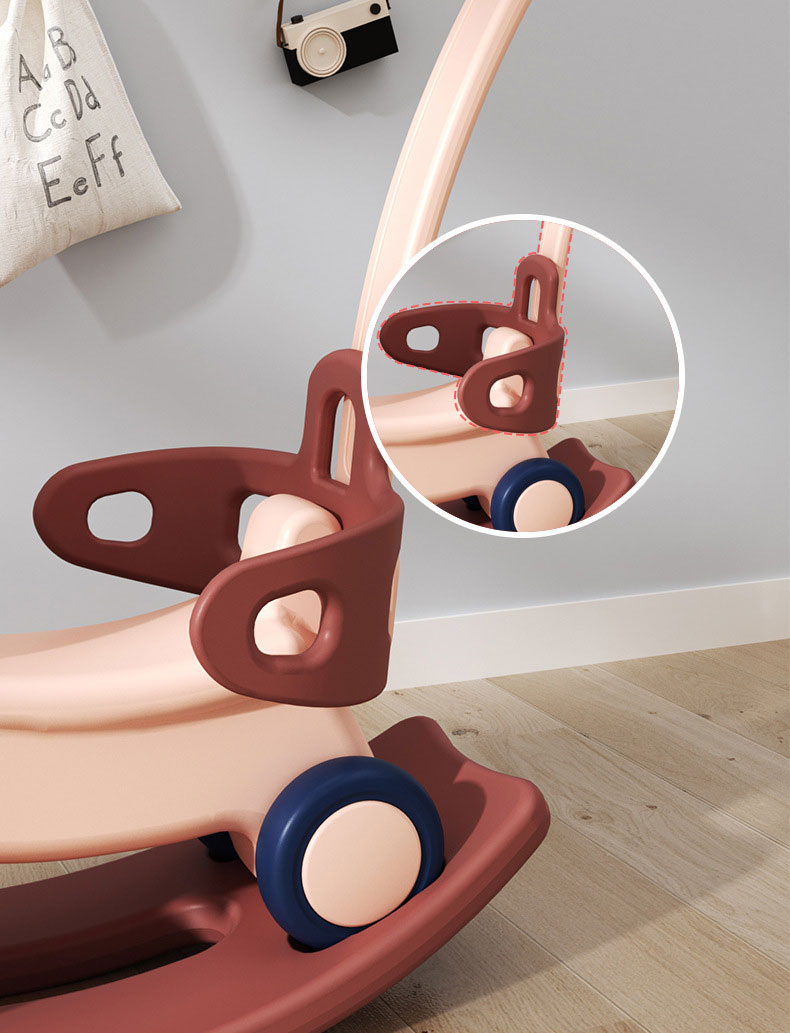 1-5 Year Olds Unisex PVC Rocking Horse Roller Coaster Fun and Exciting Toddler Playtime