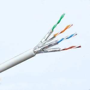 China Cat6A FTP 10gb Ethernet Network Cables OD 6.2mm BC 0.58mm on sale