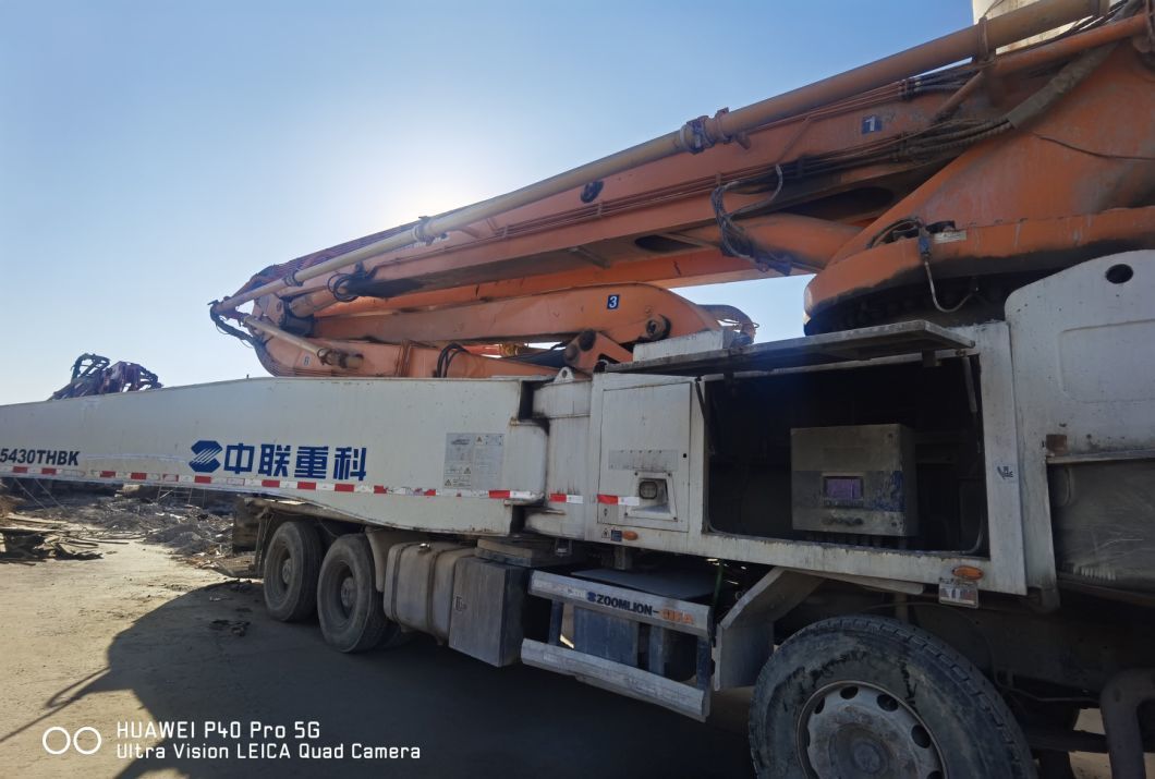 2014 Zoomlion 56m Used Heavy Equipment Cement Pump