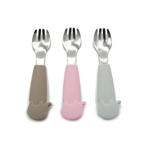 China EN71 Stainless Baby Silicone Fork wholesale