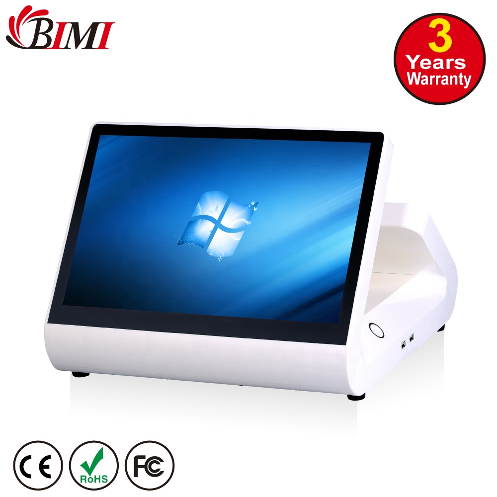 Windows 7/10 OS I5 15inch All in One Breeze Touch Screen POS PC/ TPV System Black