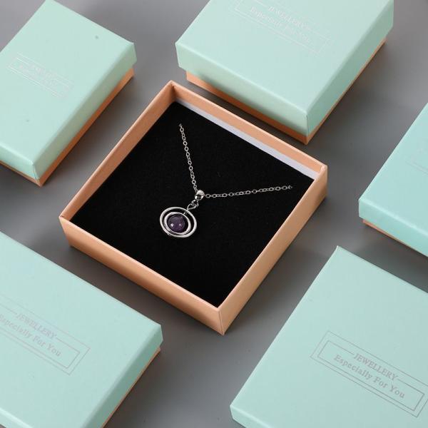 Custom Printing Cardboard Rigid Ring/Earring/Necklace Jewelry Watch Gift Box