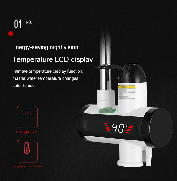 Multifunction Instant Hot And Cold Water Faucet 50HZ kitchen use