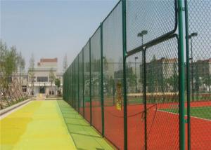 China Residential / Commercial Chain Link Mesh Fence Maximum Visibility For Protection wholesale