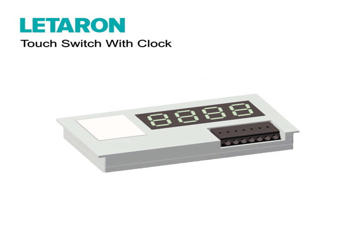 Single Key Mirror Touch Switch 0.56in Clock Equipped 12VDC 120W