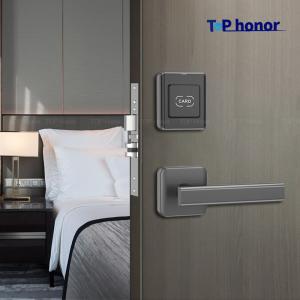 China Aluminium Alloy Hotel Smart Locks RFID Swipe Card Access Room Handle Door Lock wholesale