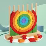 Eco Friendly Washable Kindly Toys Montessori Puzzles Education Wooden Rainbow