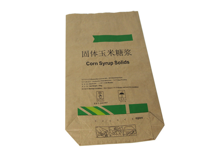 Industrial Iron Oxide Packaging Paper Bags For Chemical Powder