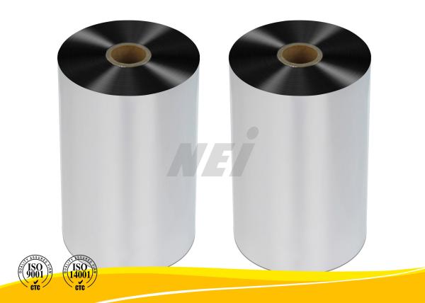 21 Micron Silver Polyester Film Rolls , Silver Polyester Base Film For Wine