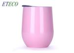 Various Colors Travel Metal Coffee Mug With Lid , Vacuum Insulated Wine Glass