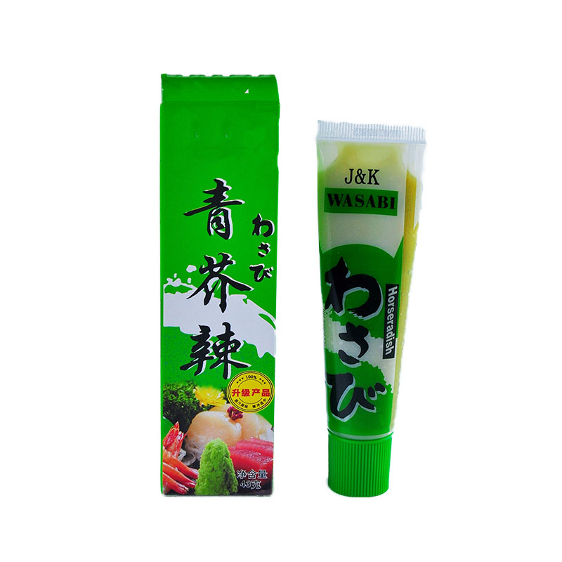 Ready to Eat Spicy Horseradish Paste 43G*10 Sticks of Wasabi Paste for Sushi Sauce