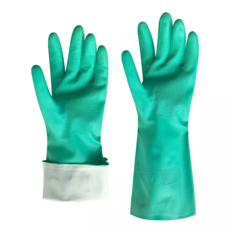 Nitrile Coated Nylon Protection Safety Hand Gloves Full Size