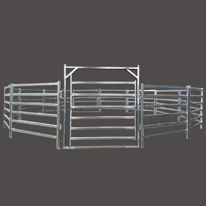 Horse Round Yard panel inc gate Livestock Cattle Sheep Oval Rail holding yard