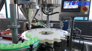 China Fully Automatic PLC Controlled Powder Packing Machine For Bottles wholesale