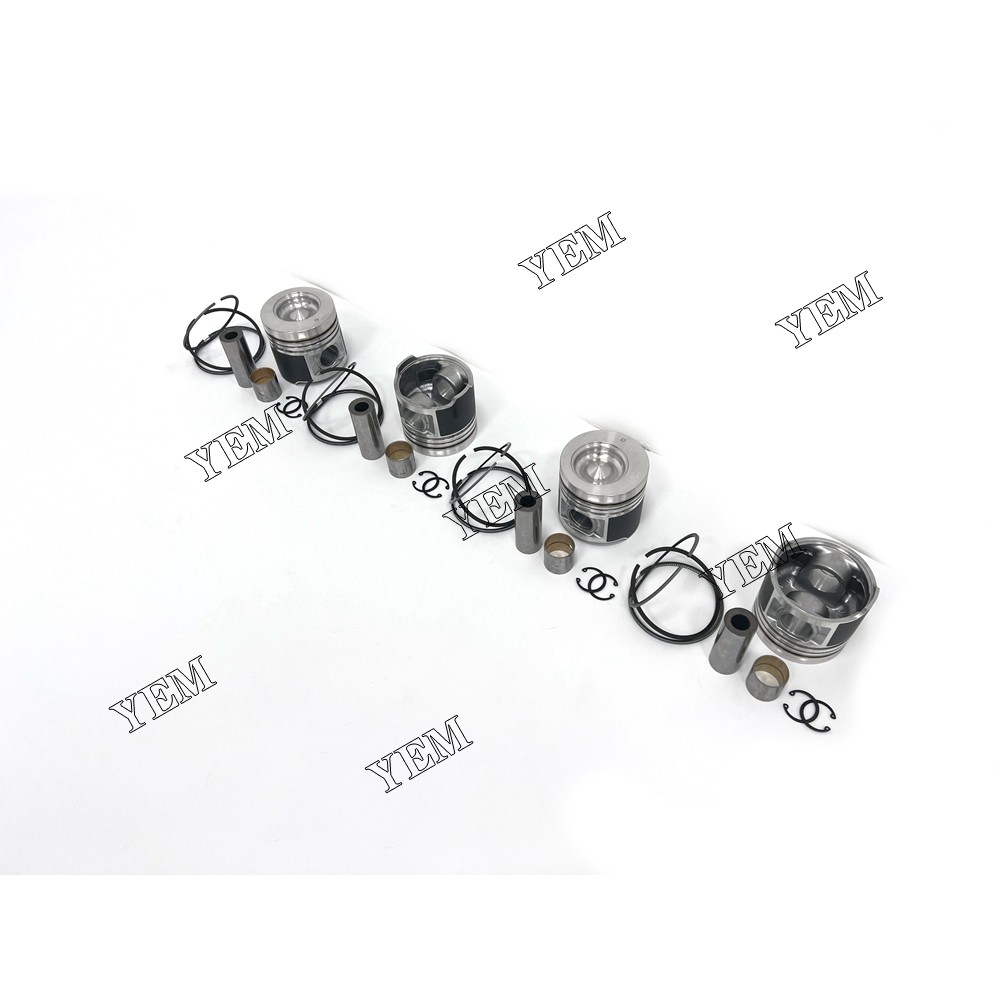 For Mitsubishi Piston With Rings Excavator Machinery Parts S4S