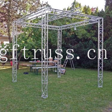 DJ Trade Exhibition Booth Aluminum Lighting Truss Steel Structure