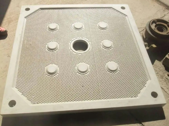 1500x1500mm Sludge Filtration Plate Polypropylene Variety Diaphragm Round Sealed