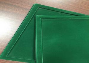 China Green Velvet HIPS Plastic Sheet Customized Thickness 900mm Max Width wholesale