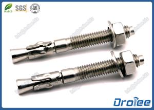 China 316 Stainless Steel Stud Wedge Anchors for Concrete wholesale