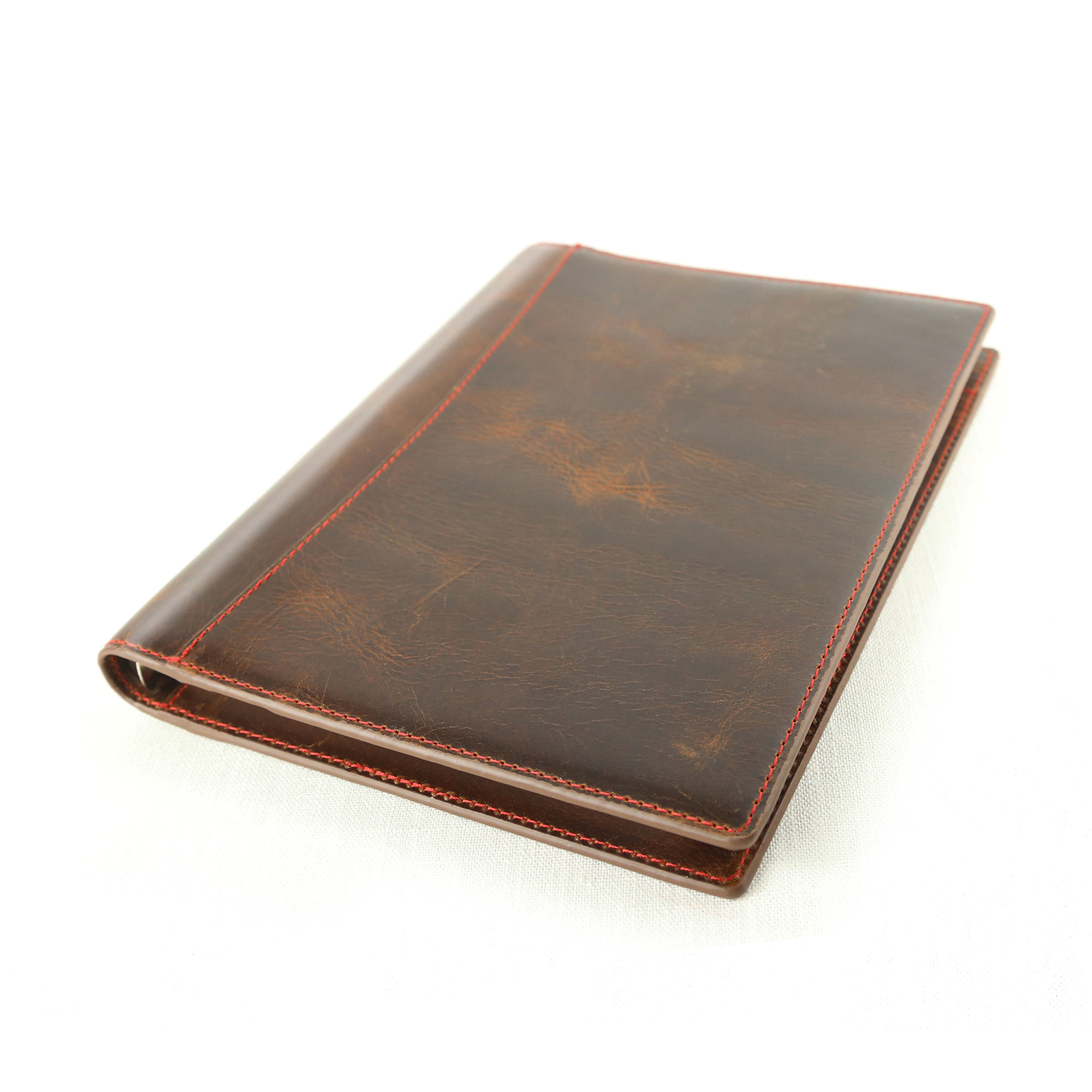 Thick Personalized Leather Journal , 6 Ring Journal Binder For Executive Business