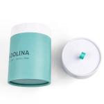 Recyclable Paper Composite Cans 150mm Height Stamping UV Coating