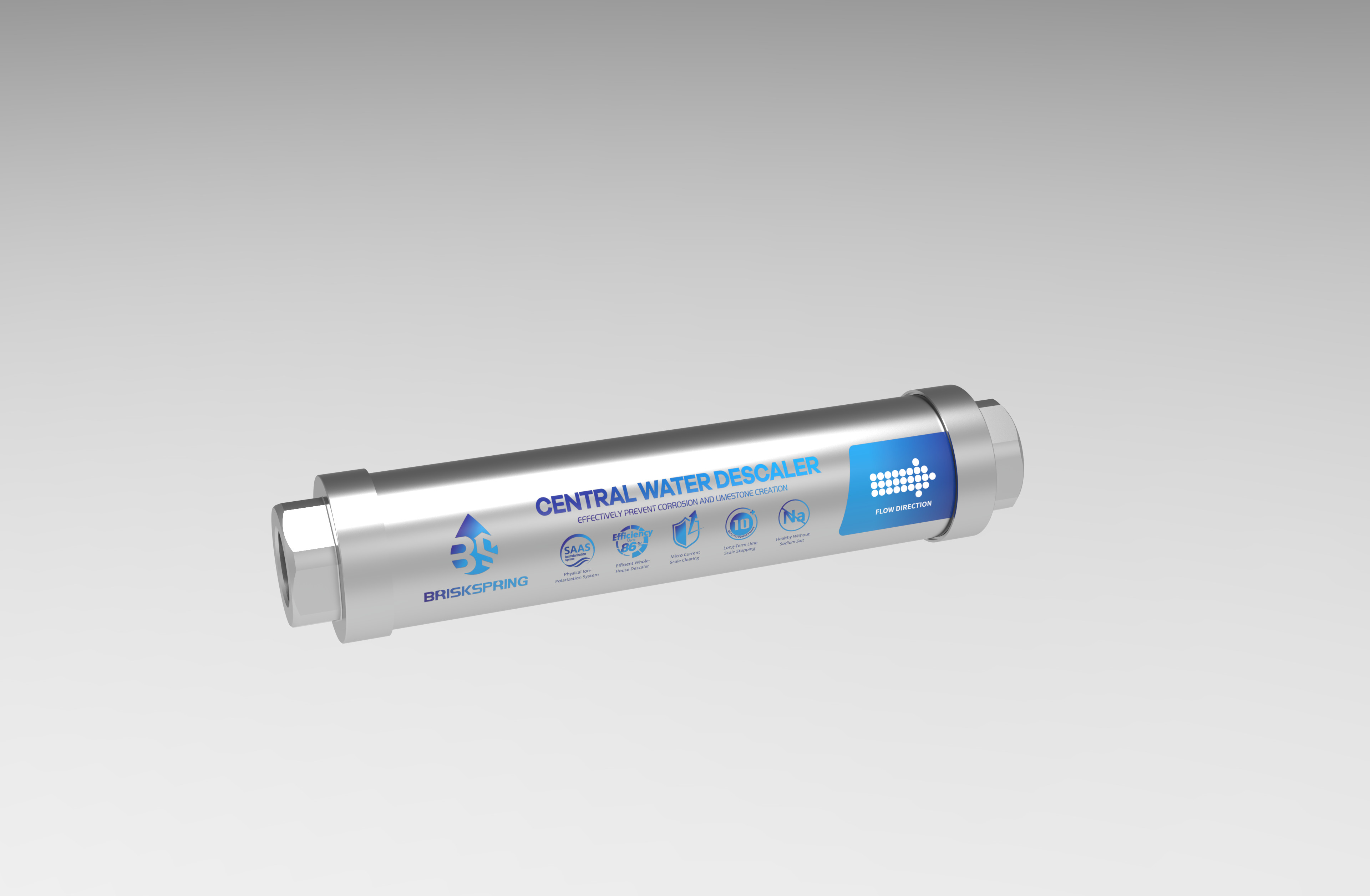 RoHS NDF Water Descaler System Maintenance Free 0.15MPa Salt Free for Whole House Descaling