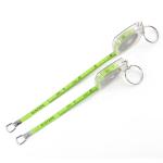 Green Small Metal Measuring Tape 80 Inches 2m With Transparent ABS Plastic