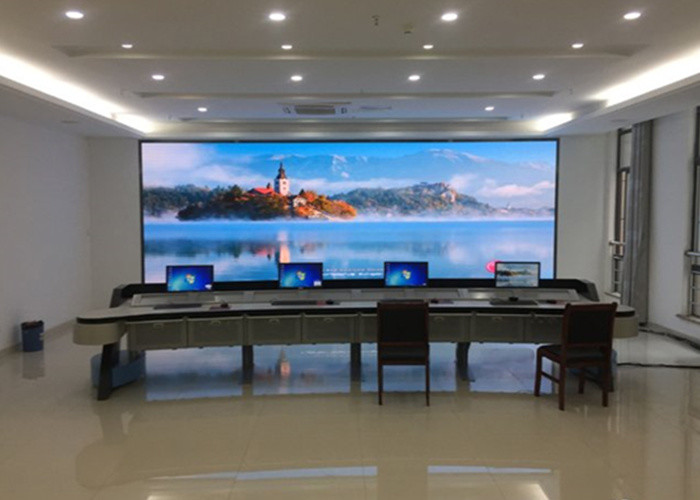 P2 Indoor Fixed LED Display Screen / Led Video Screens with Steel Cabinet