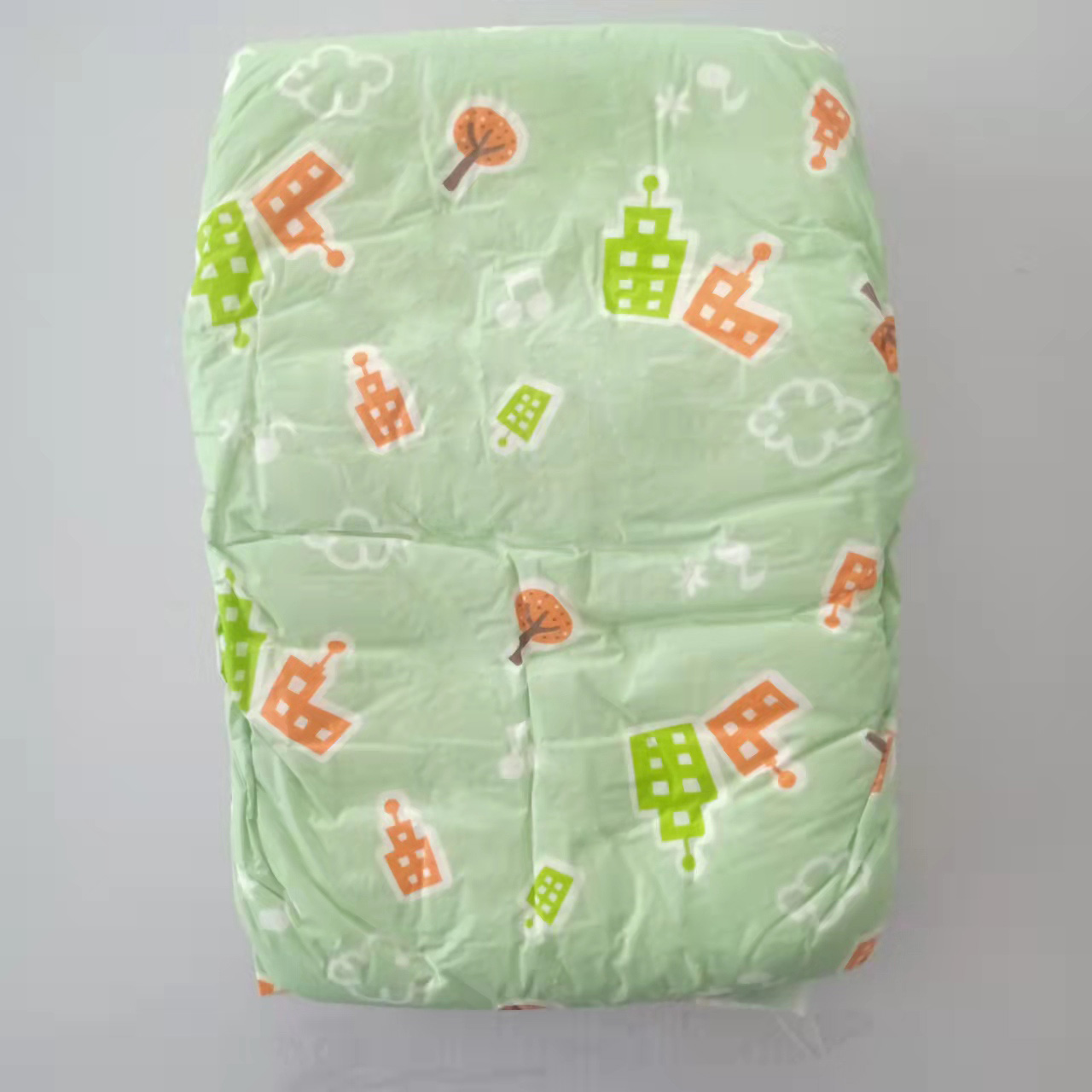 Soft Nonwoven Top Sheet Printed Adult Diapers for Leak Protection Free Sample Offered