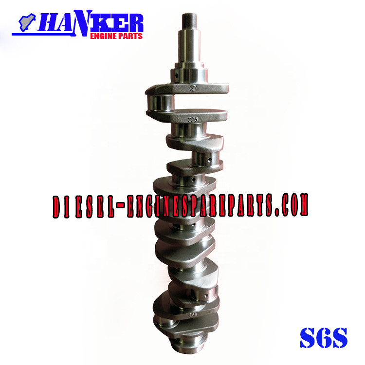 32B20-10031 Mitsubishi S6S Engine Crankshaft 48kgs HRC 45