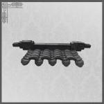 160mm Old House Roof Tiles Kaolin Clay Matt Asian Style Roof Tiles