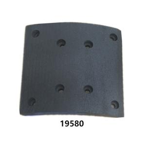 China MERCEDES BENZ Truck Brake Lining With Rivets 19580 19581 MP75 MP76 wholesale