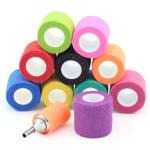 Non Woven Self Adhesive Tape Tattoo Elastic Cohesive Bandage Cover Wrap Grips