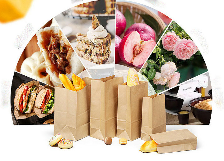 Food Grade 60gsm 80gsm 120gsm Unbleached Papel Kraft Roll For Paper Bolsas
