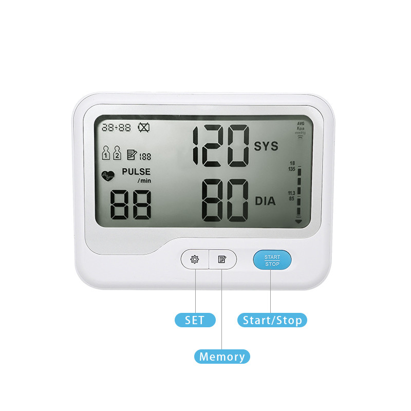2.95in Digital Home BP Cuff Backlighting High Accuracy Large Screen