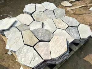 China 20mm Thickness Landscaping Slate Tiles And Flagstone Pavers wholesale