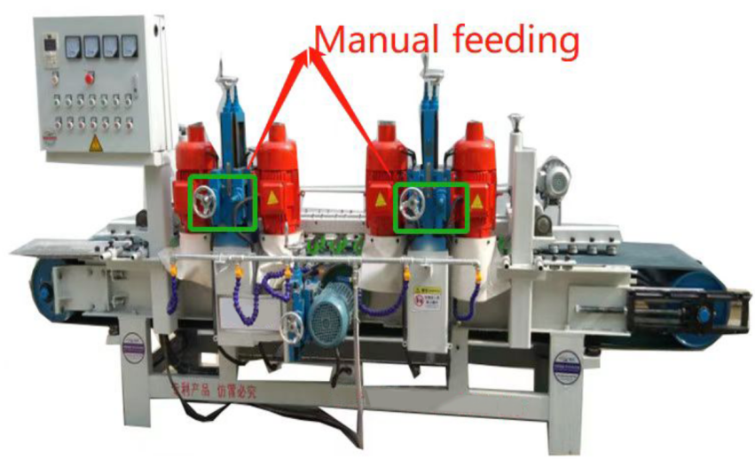 Automatic Stone Stair Grooving And Edge Grinding Machine 20KW