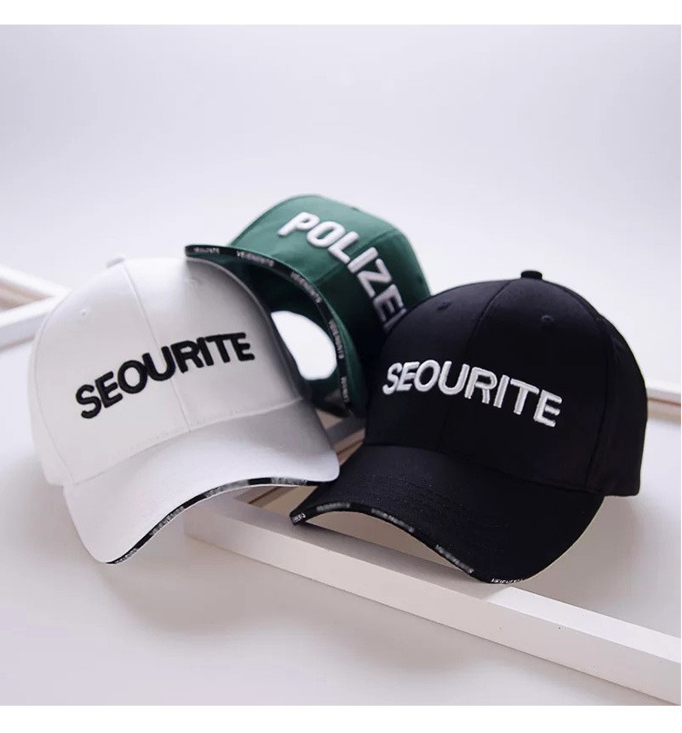 Promotional Custom Unstructured Cap / Dad Hats Custom Embroidery 100% cotton black&white&green