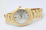 Gold Plating Ladies Wrist Watches Vogue Alloy Quartz Analog Bracelet Watch