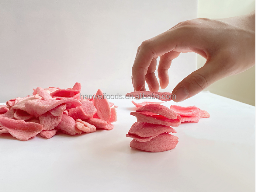 Fresh VF Vegetable Snacks Vacuum Fried Onion Slices for Wholesale OEM/ODM Onion Chips